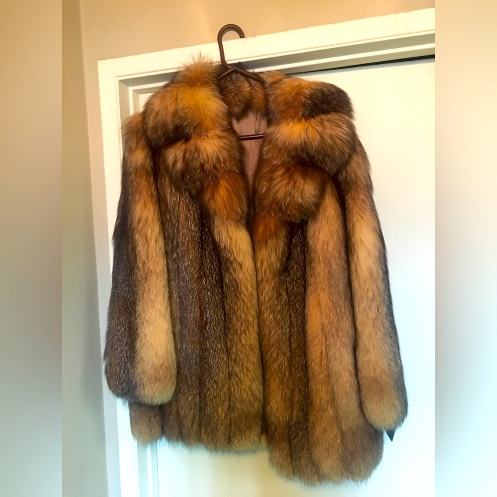 Vintage 1987 Fox Fur Jacket